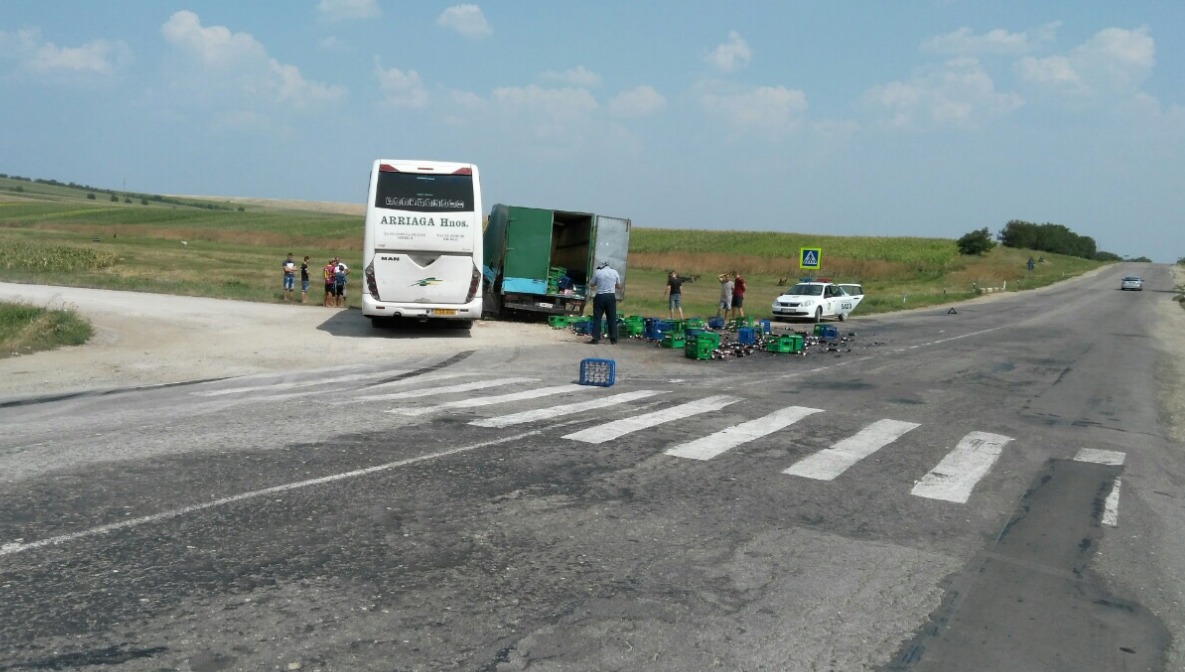 Accident cu miros de bere, pe traseul Orhei-Bălţi