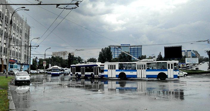 Воскресный ливень в Кишиневе: столица поплыла