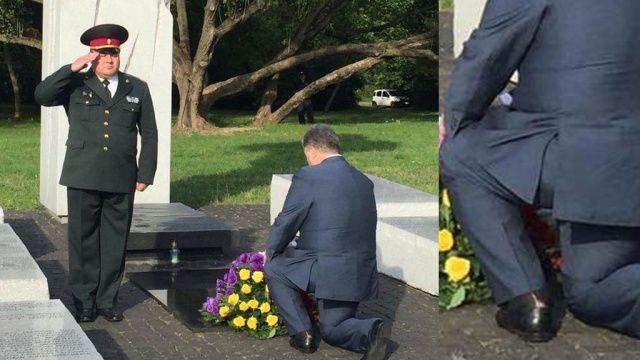 Порошенко высмеяли в соцсетях за порванный носок