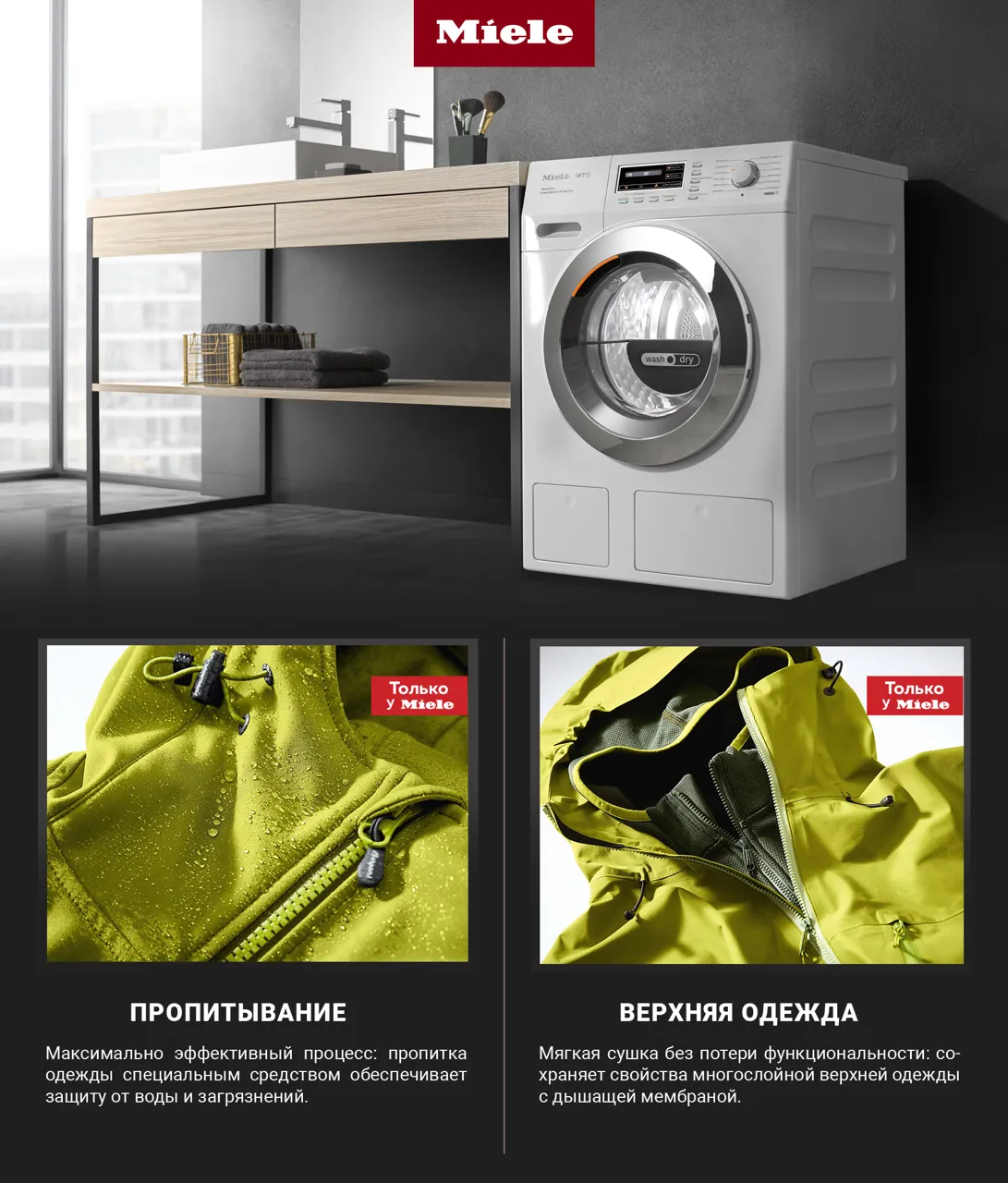 Premium Store: Стирально-сушильные машины Miele