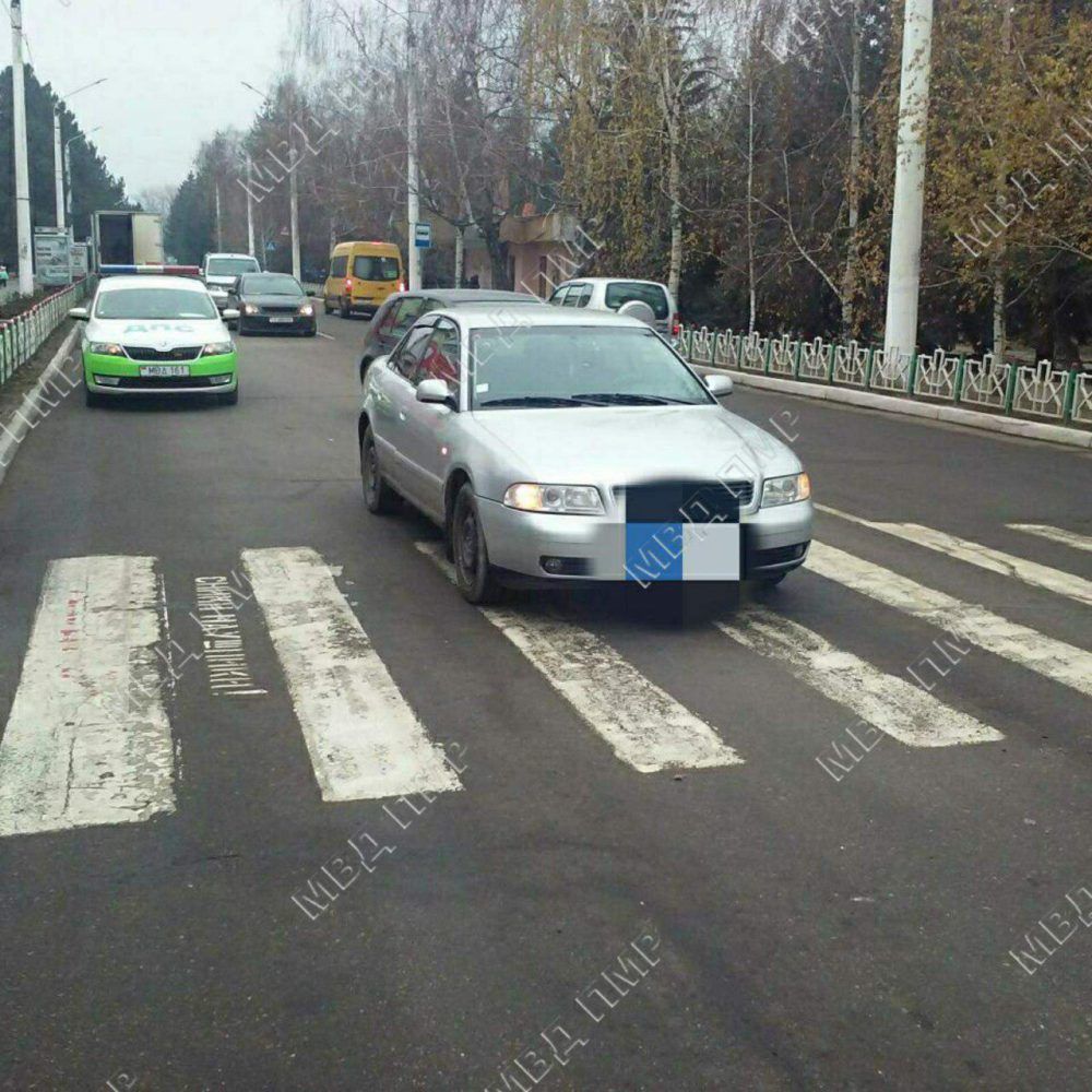 Пожилую рыбничанку сбили на пешеходном переходе