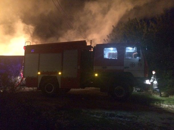 На складе в Украине сгорело 1200 тонн промышленной конопли