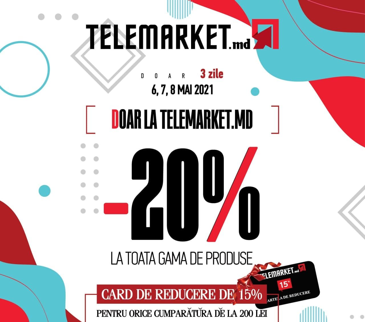Грандиозная распродажа в Telemarket.md
