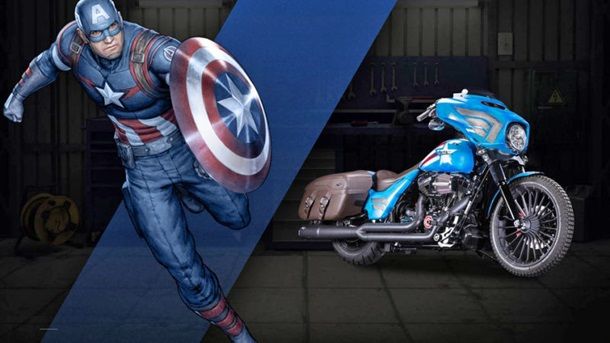 Harley-Davidson и Marvel представили супергеройские мотоциклы