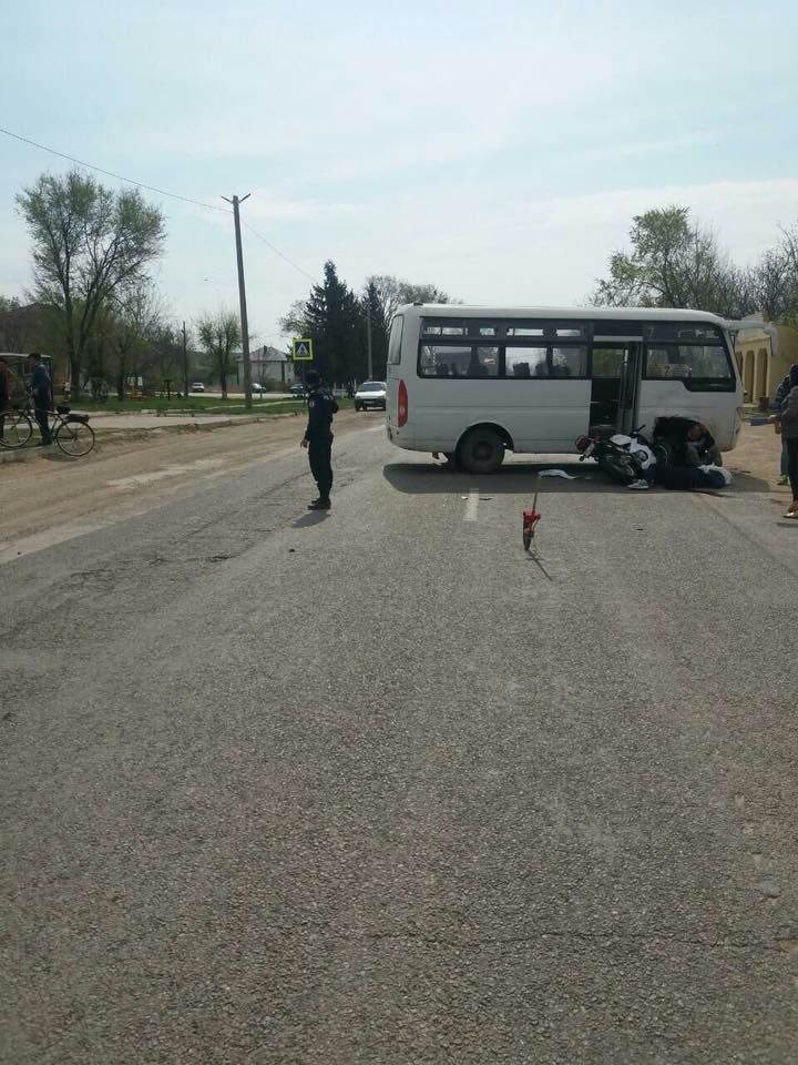 В Кагуле от столкновения с автобусом скончался мотоциклист