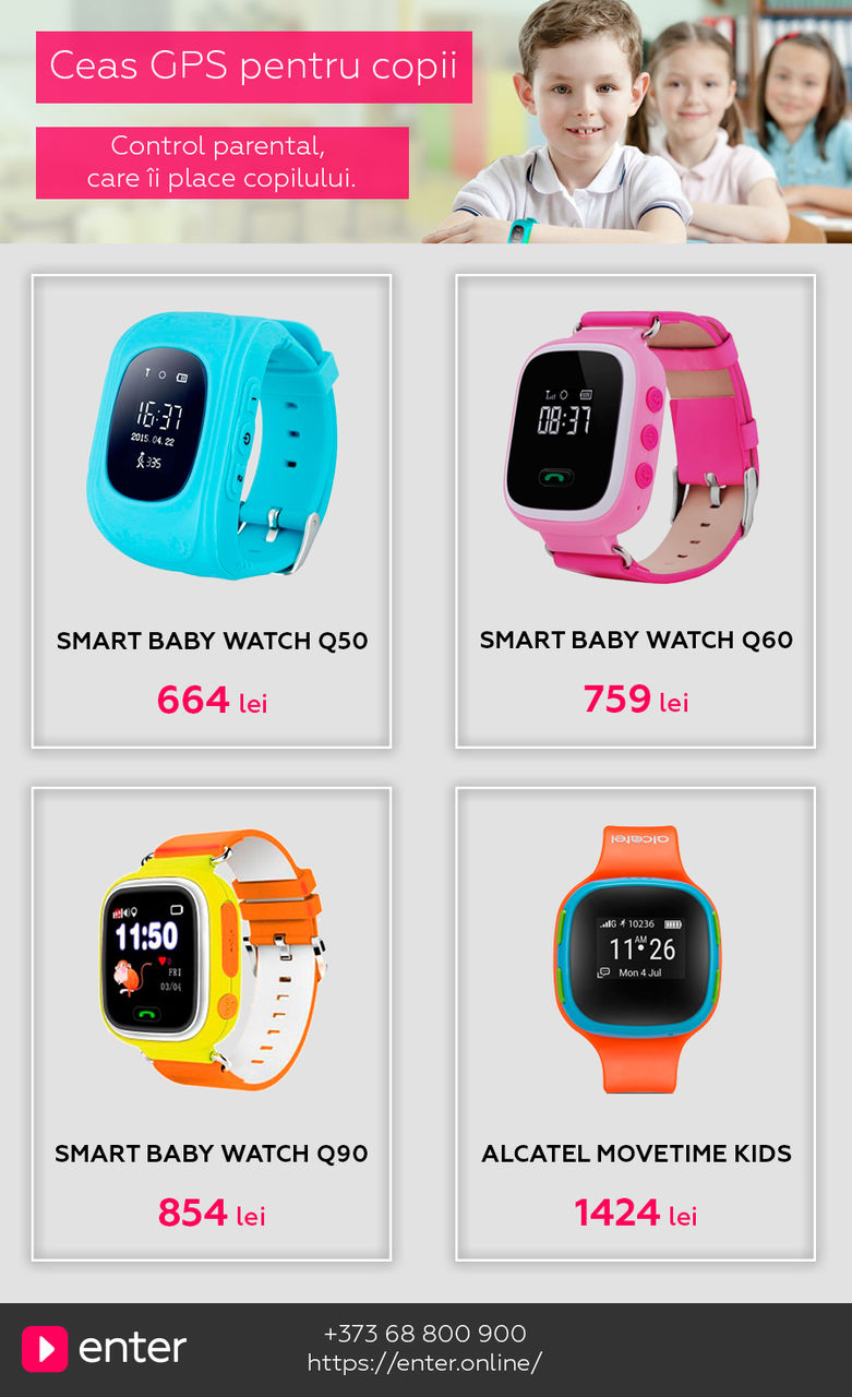 Smart Baby Watch – ceas inteligent pentru copii inteligenți ®