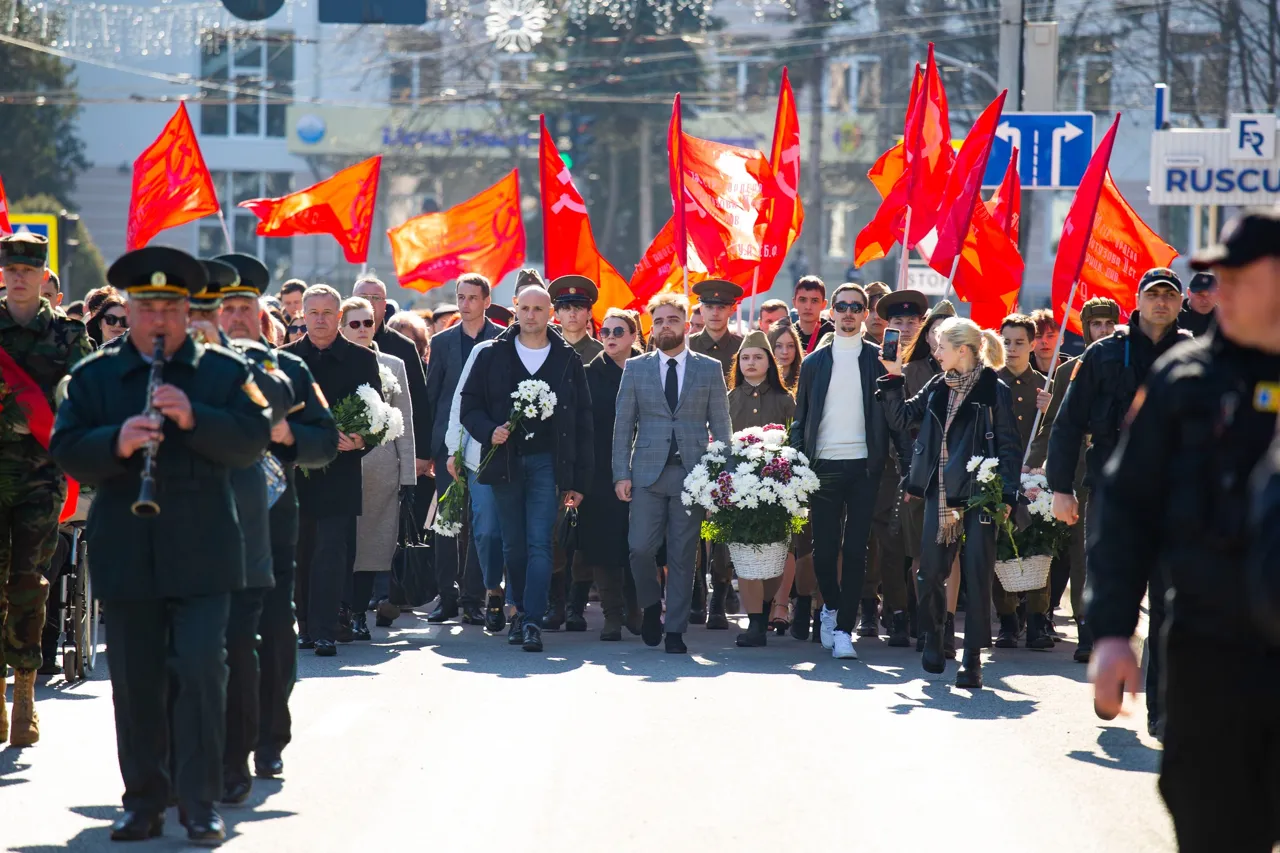 Бельчане отметили 80-летие освобождения города от фашизма