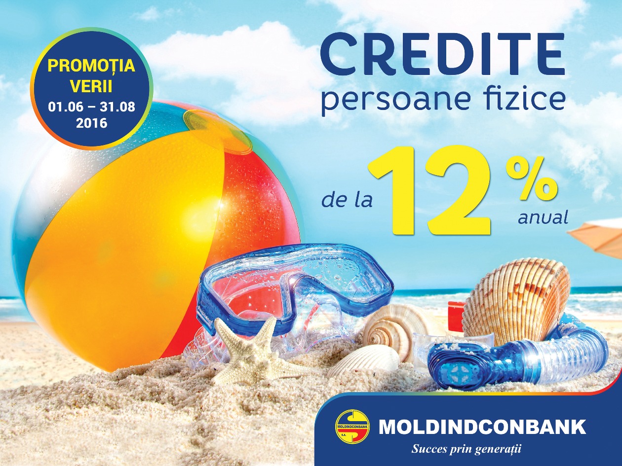 Promoţia verii de la Moldindconbank - credite cu rate micşorate ®