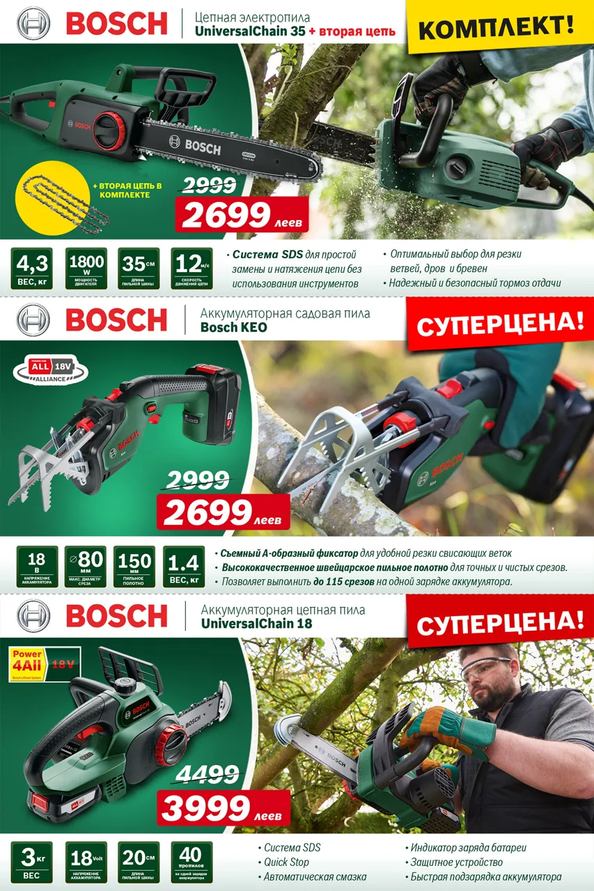 Bosch: Садовая техника Bosch – суперцены