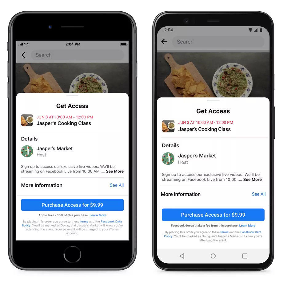 Apple запретила Facebook рассказывать пользователям о "налоге" App Store
