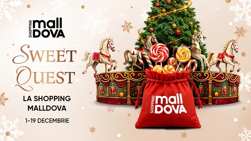 Aprinderea luminițelor la Shopping MallDova