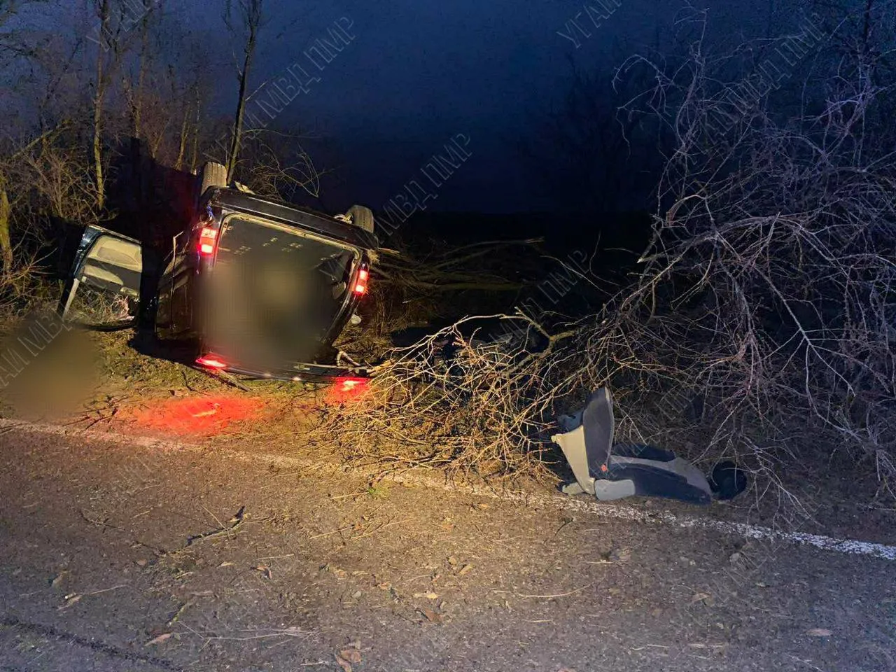 ДТП на трассе Тирасполь-Первомайск: авто перевернулось, водитель погиб