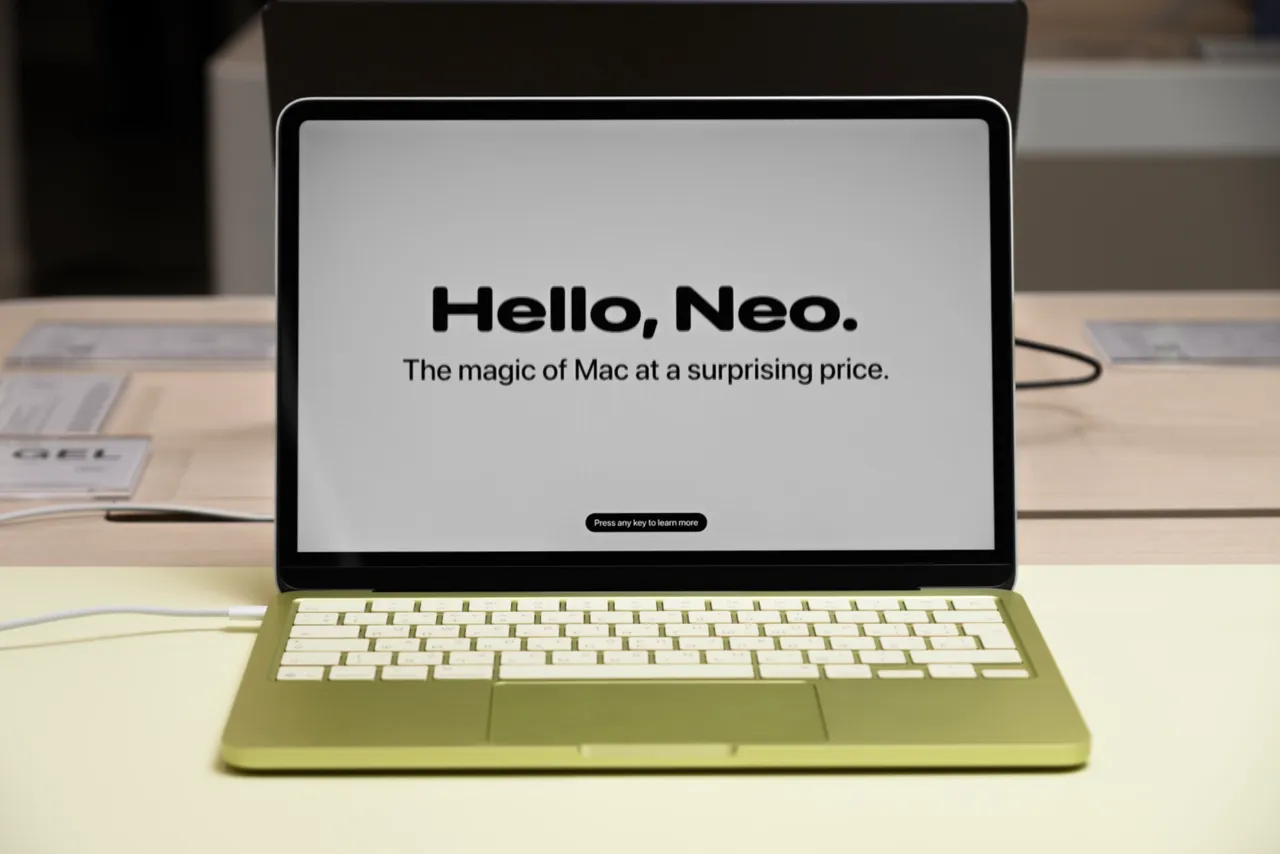 MacBook Neo: Когда дизайн, мощность и магия встречаются