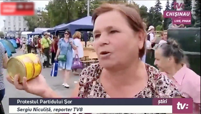 В центре Кишинева прошел протест
