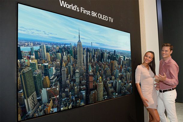 LG представила первый OLED-телевизор с 8K