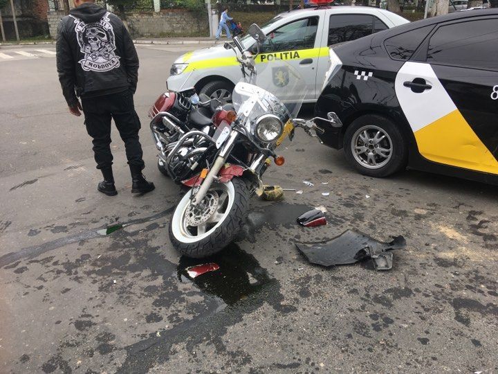 На Буюканах произошла авария с участием мотоциклиста
