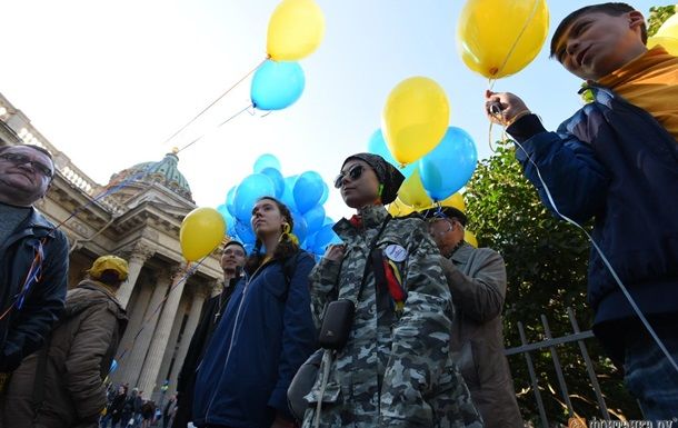 В России заблокировали проукраинскую акцию