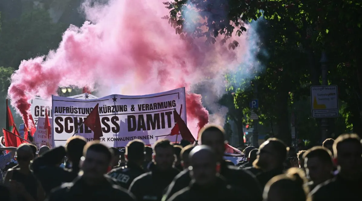 В Берлине задержаны свыше 70 человек в ходе первомайских демонстраций