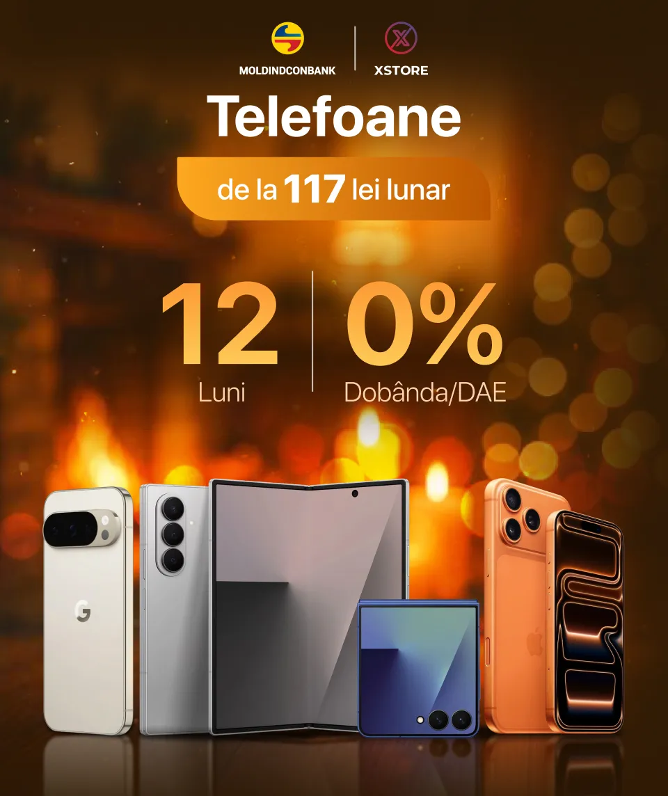 Xstore.md: Tot ce îți dorești, acum în rate cu 0% dobândă
