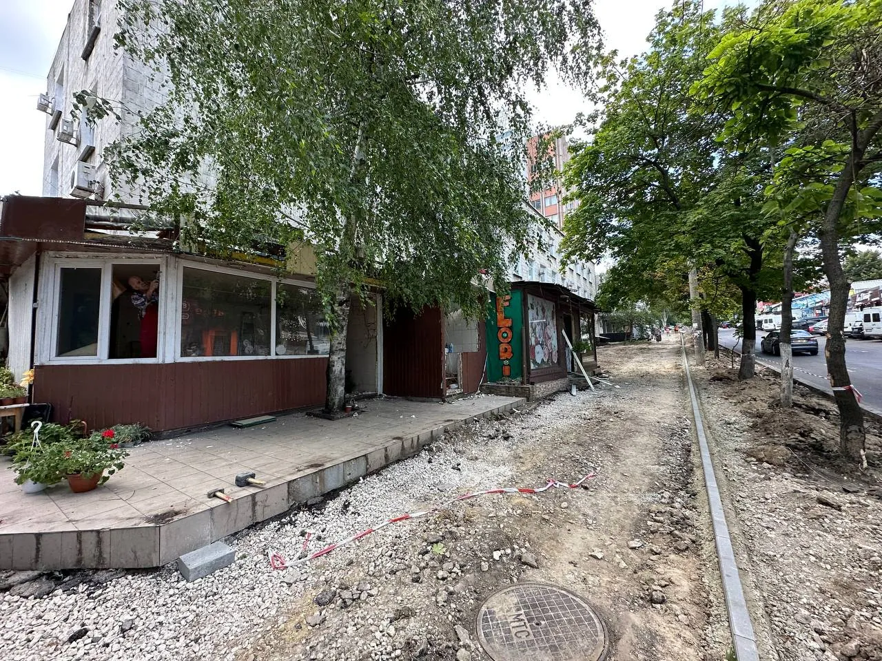 В Кишиневе демонтирован киоск, работавший с нарушениями