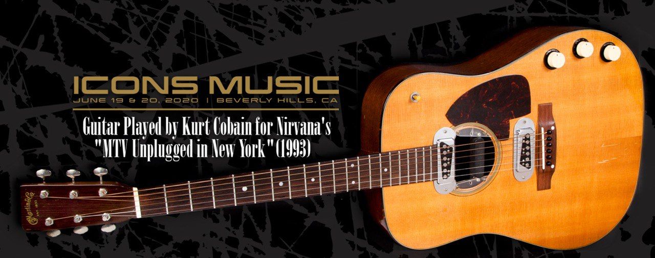 В США уйдет с молотка гитара Курта Кобейна c Unplugged In New York