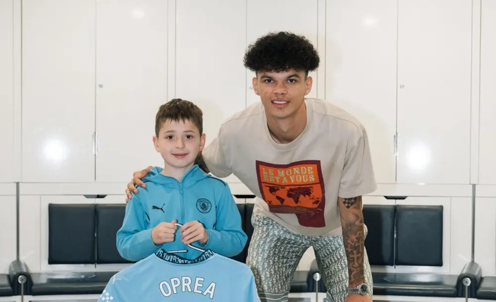 Un fotbalist de opt ani din Moldova a semnat un contract cu Manchester City