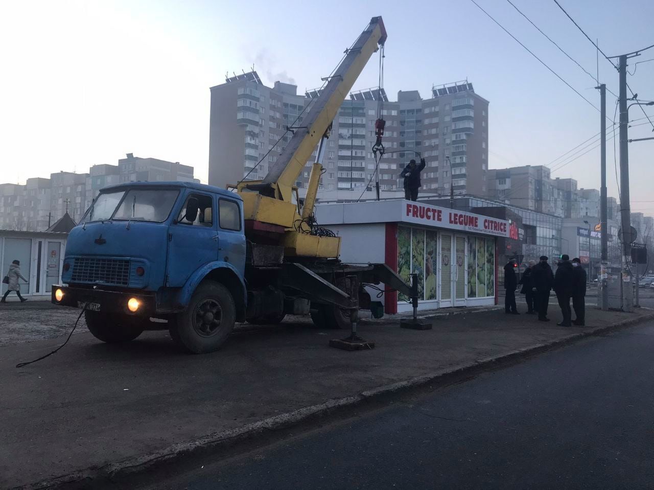 Чебан о демонтаже киоска вице-претора Чекан: Все равны перед законом