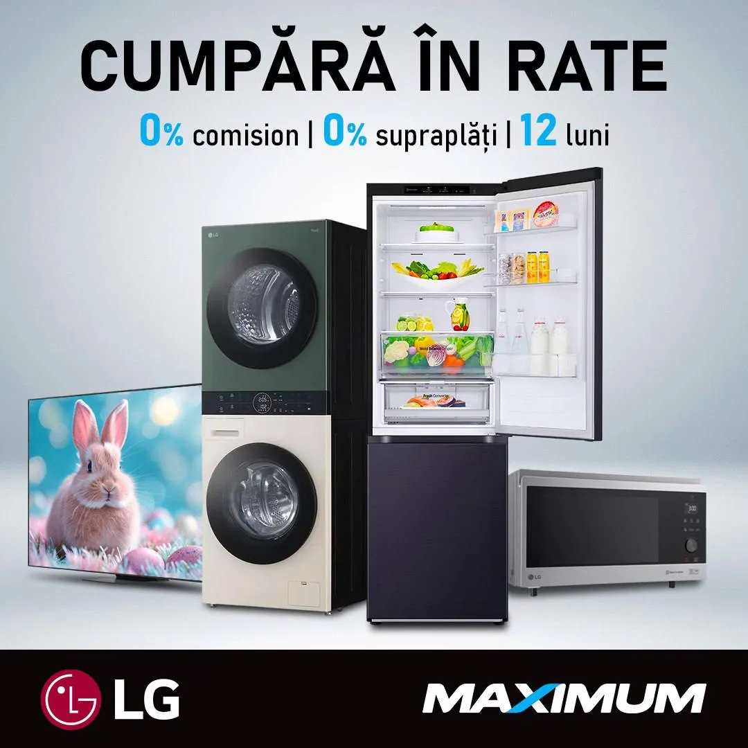 Maximum: Весеннее обновление с LG - рассрочка 0%, подарки и специальные цены, которые вдохновляют