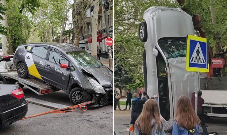ДТП в столице: столкнулись две машины Toyota
