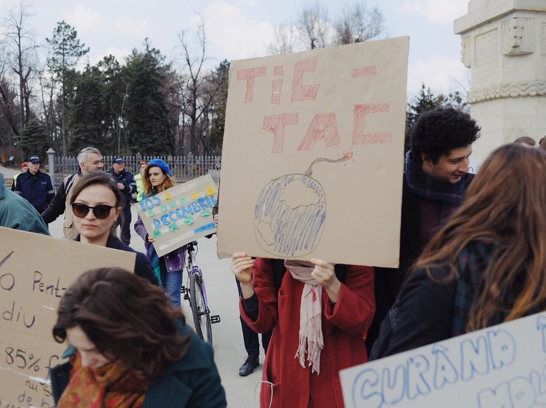 Активисты протестовали у правительства, требуя защиты окружающей среды