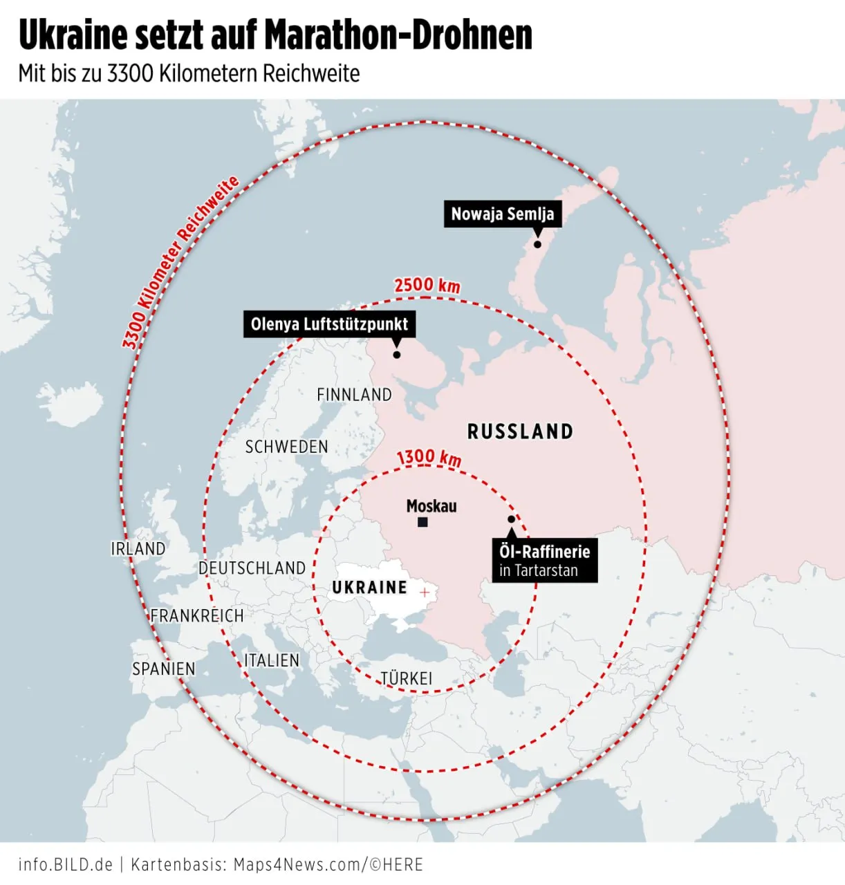 Bild: Украина применит дальнобойные дроны для ударов по Уралу и Заполярью