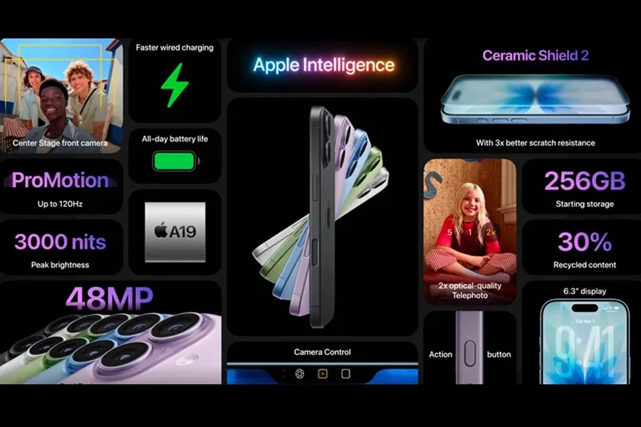 Apple a prezentat iPhone 17 și modelul subțire iPhone Air