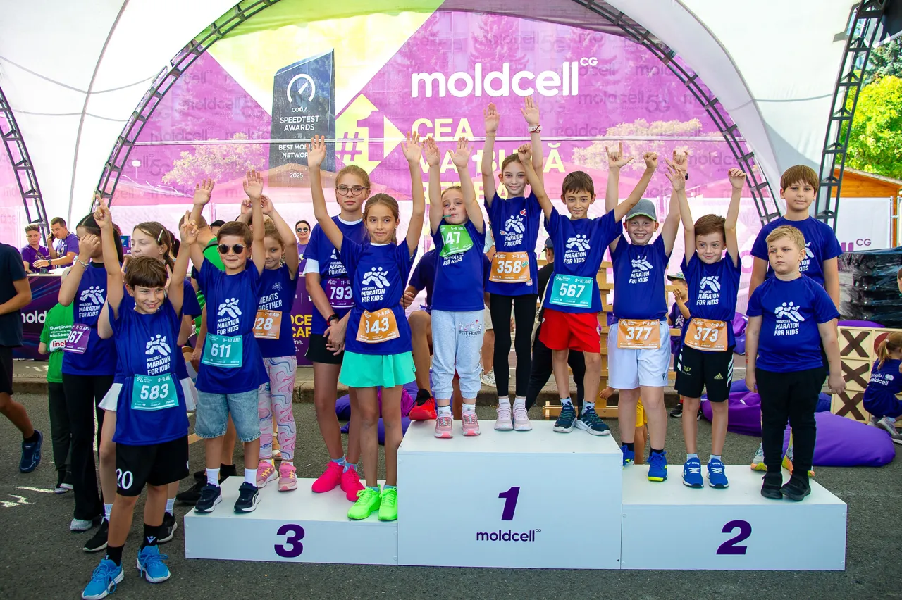 Moldcell Marathon for Kids: Locul unde începe prima mare victorie
