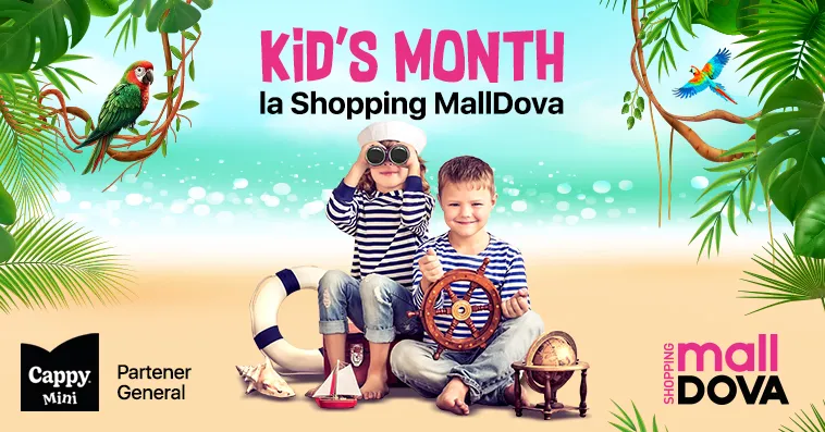 Kid’s Month la Shopping MallDova: Unde maimuțele zâmbesc, papagalii dansează și copiii râd