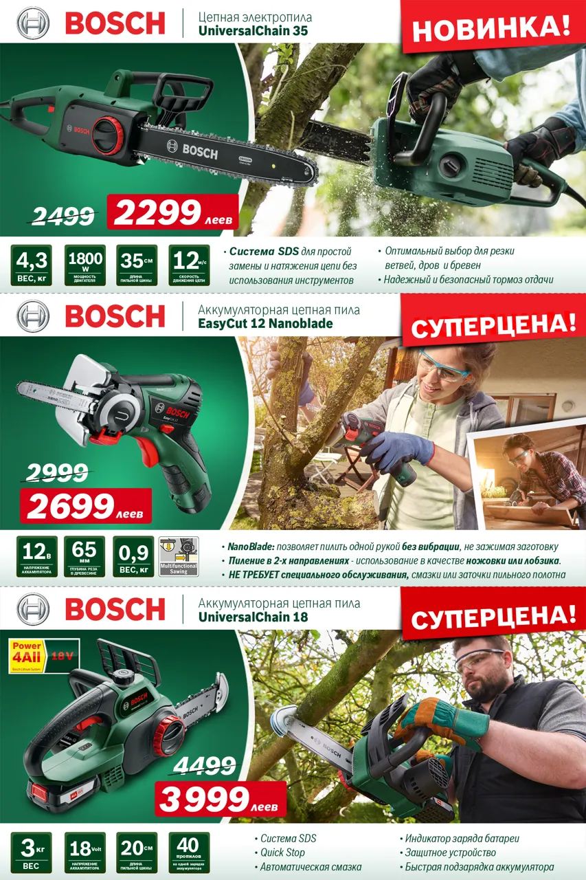 Садовая техника Bosch - весенняя уборка на даче