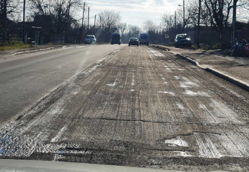 Дорога в Оргееве не была заасфальтирована до конца: подрядчику грозит штраф