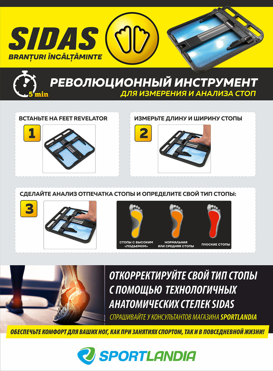 Sportlandia: как узнать, какие у Вас стопы ®