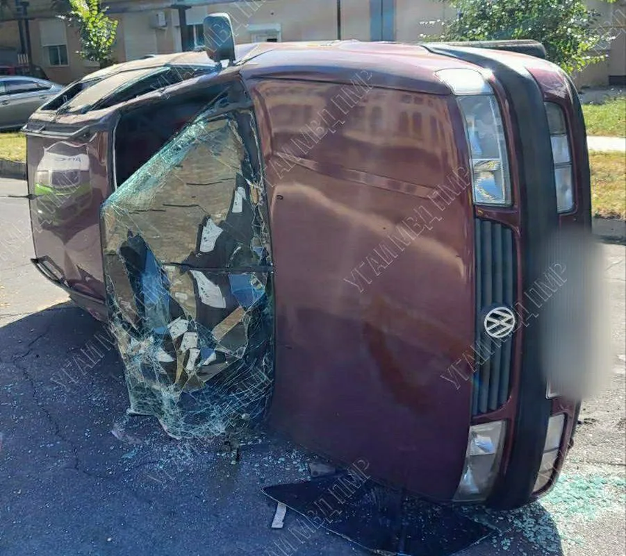 ДТП в Тирасполе: столкнулись автомобили Toyota и Volkswagen