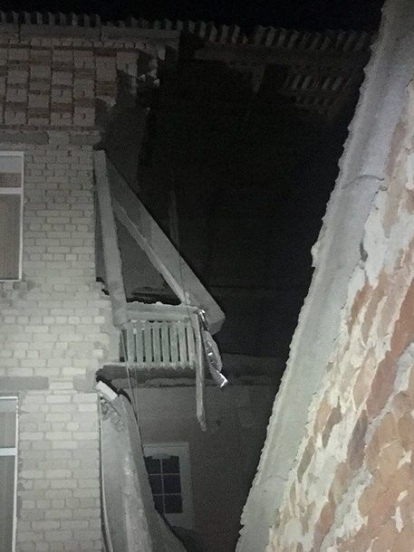 В Николаевской области Украины рухнула часть школы
