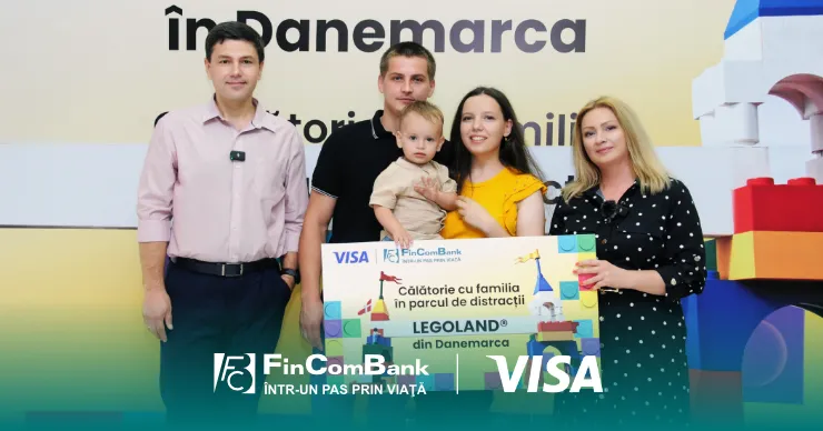 FinComBank: Семья Петров проведет каникулы в парке развлечений Legoland благодаря Visa