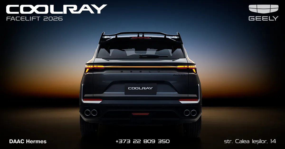Geely lansează noul Coolray Facelift 2026