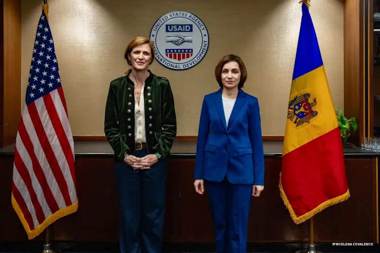 Санду в Вашингтоне встретилась с Нэнси Пелоси и главой МВФ