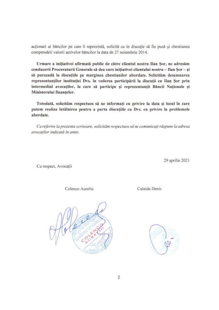 Шор опубликовал письма, в которых предлагает решение по возврату денег, украденных из банков