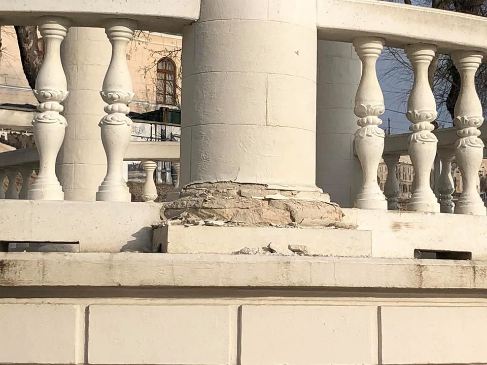 Ротонда в парке Валя Морилор вновь нуждается в восстановлении