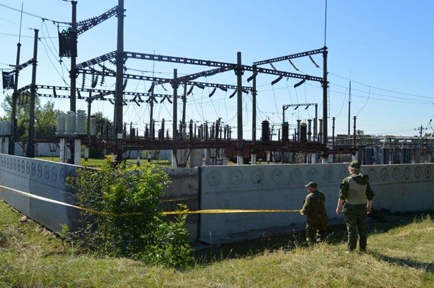 В Донецкой области пытались взорвать подстанцию