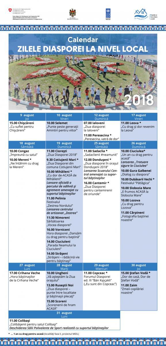 Опубликована программа Дней диаспоры - 2018