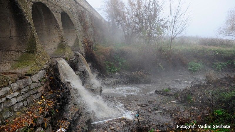 Un fotograf din Moldova a arătat locul unde apele reziduale din Soroca se revarsă în Nistru