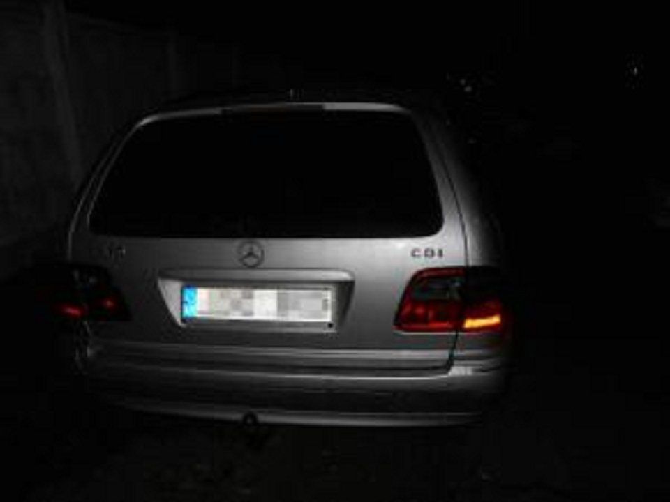 В Кучурганах задержан угнанный Mercedes с молдавскими номерами