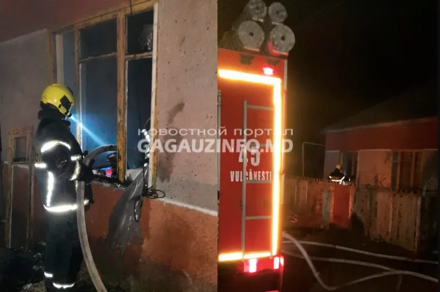 В пожаре в Вулканештах погиб человек