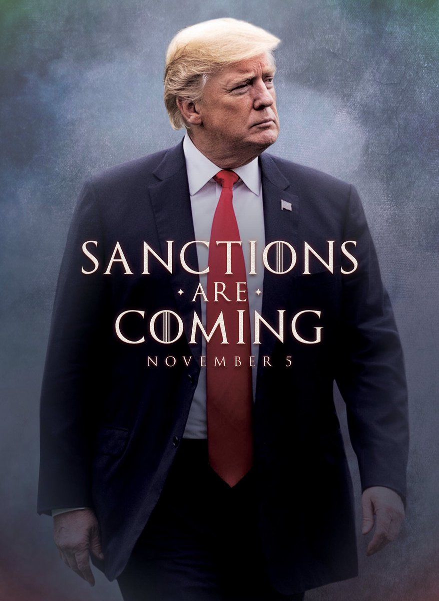 Трамп объявил о санкциях против Ирана в стиле "Игры престолов"